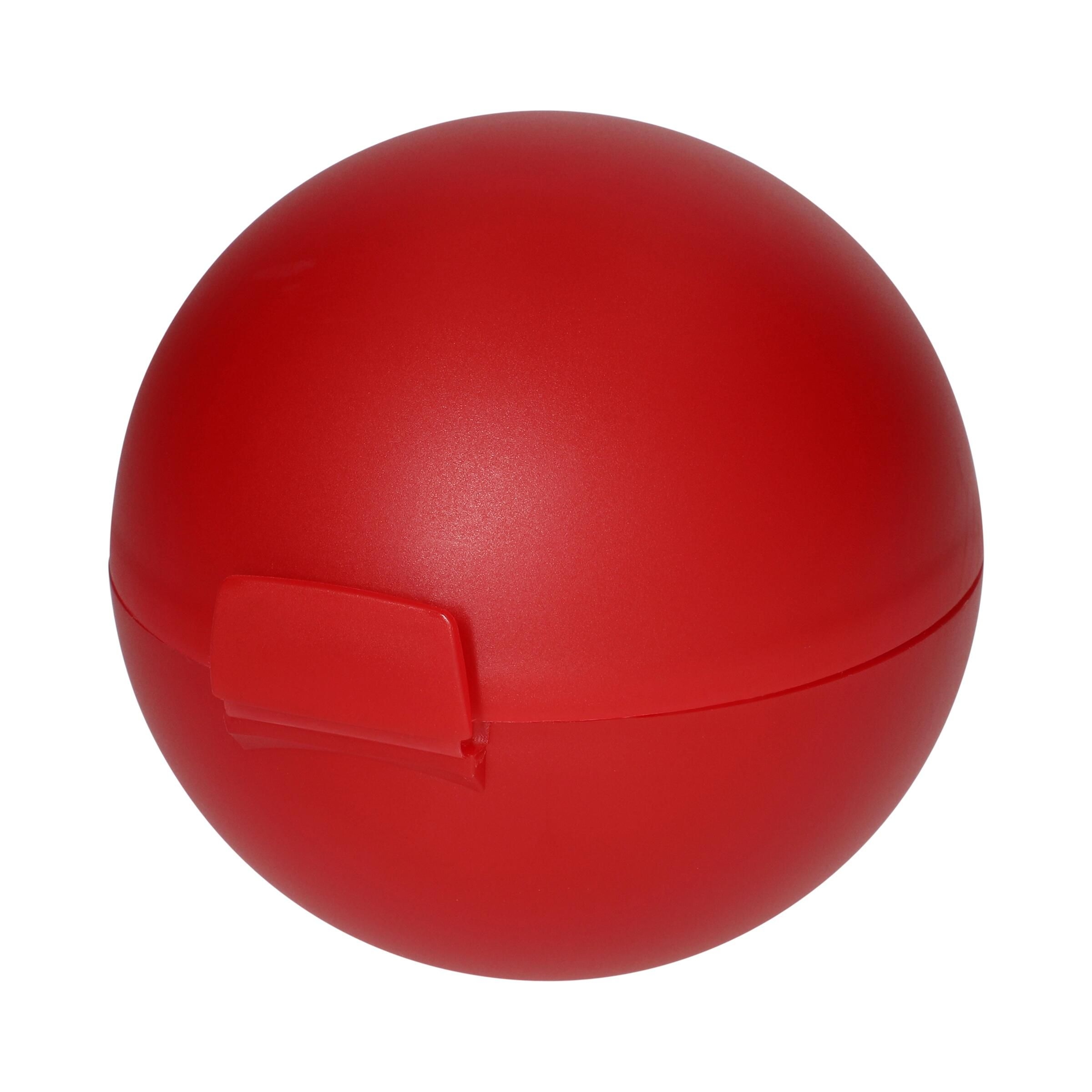 EL05037-6Vorratsdose _Apfel-Box_ trend-rot PP