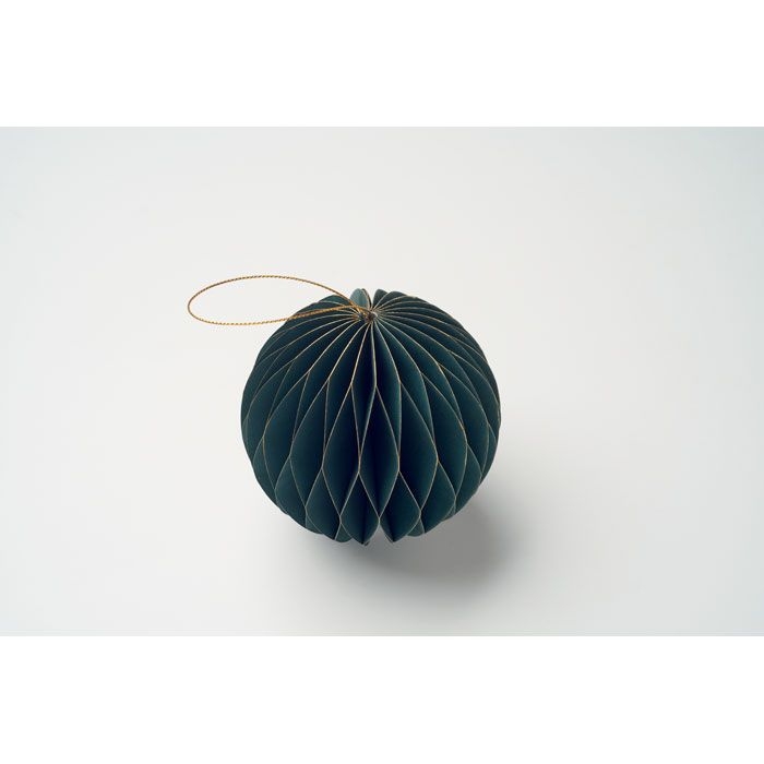 CX1576-09Harmobauble Faltbarer Papier-haenger_ gruen