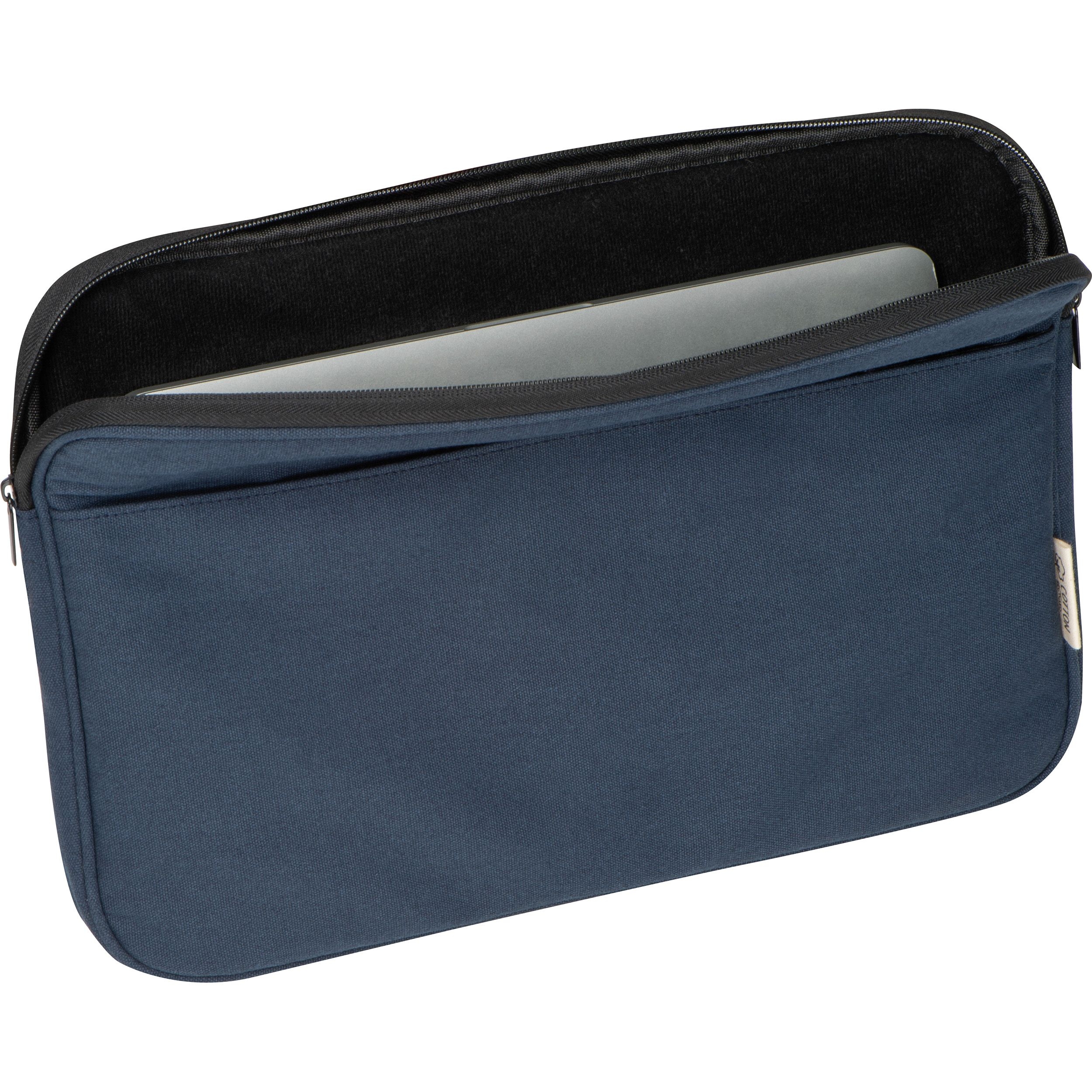 MA64395-44Laptoptasche aus recycelter Baumwolle GLENDA_ dunkelblau