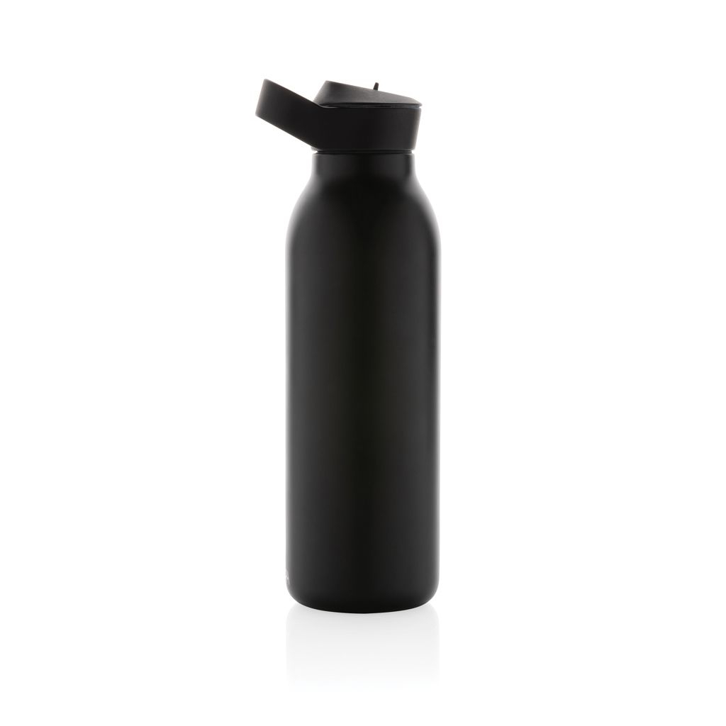 XDP438.08-1Avira Ara RCS Re-Steel Fliptop Wasserflasche 500ml_ schwarz