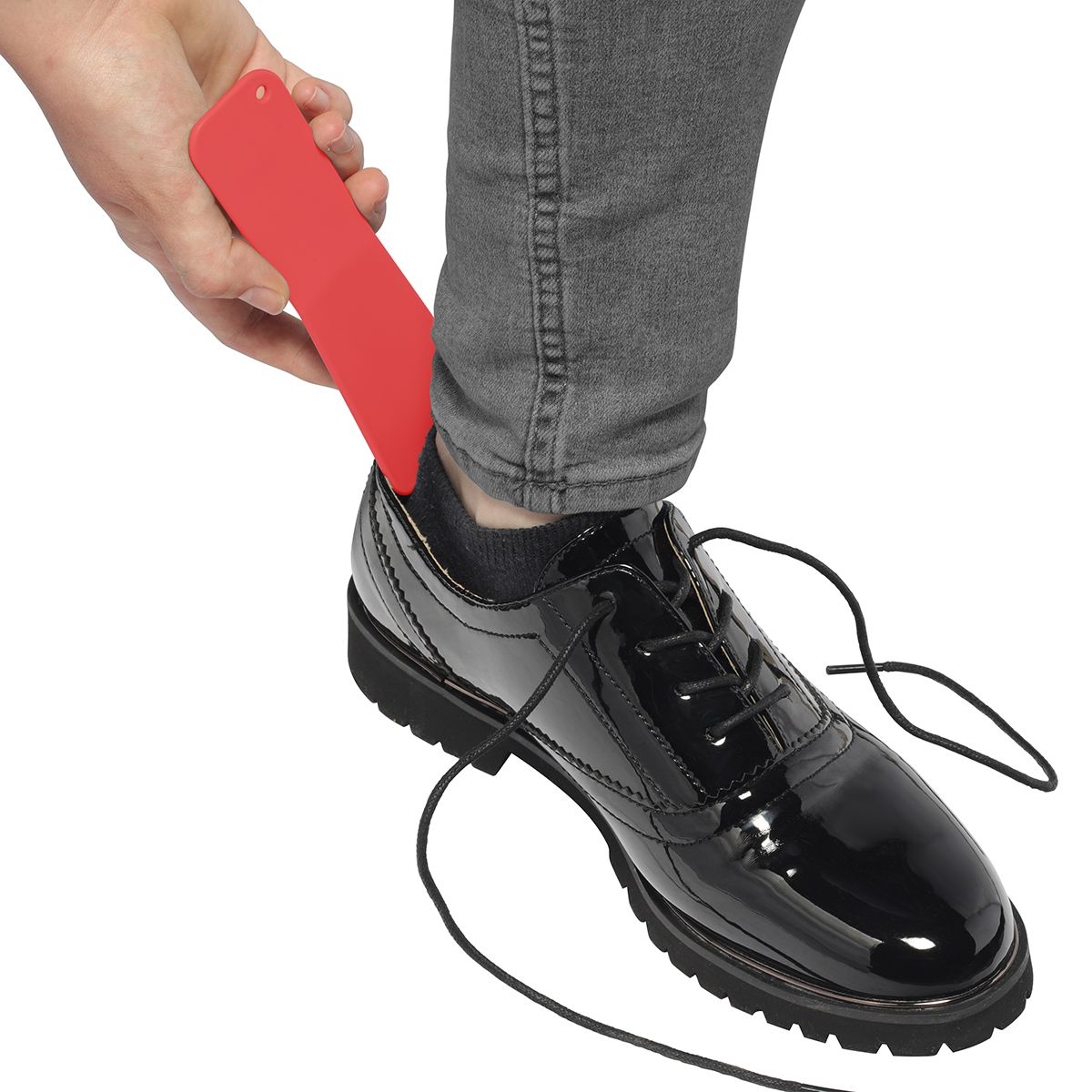 HE7263FRC-R1Schuhloeffel Recycling_ kurz_ recycling rot