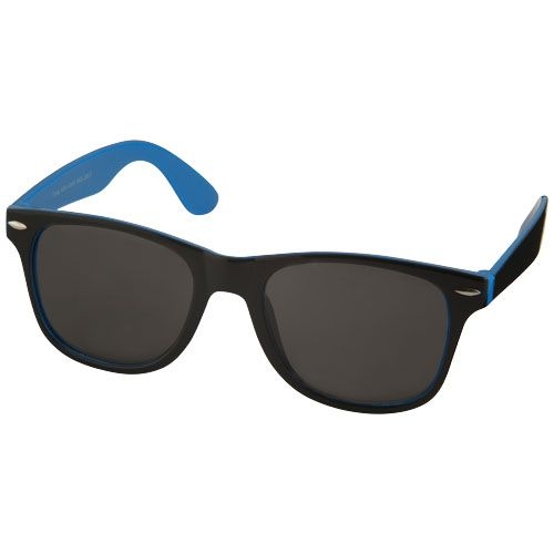 PF100500-2Sun Ray Sonnenbrille mit zweifarbigen Toenen_ processblau_schwarz