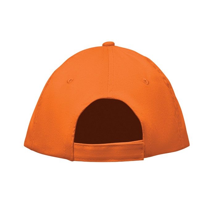 MO2345-10Sunny Baseball cap 5 panels 180gr_ orange