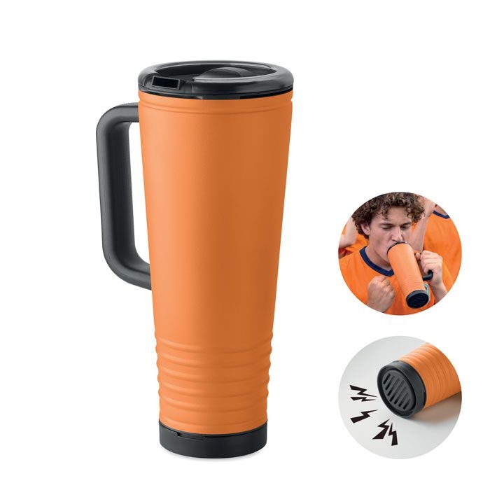 MO2995-10Howler Cup Doppelwandiger Becher 700ml_ orange