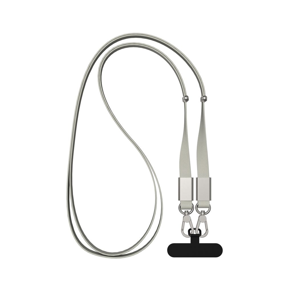 XDP302.92-02Nivo Crossbody-Handyband aus RCS recyceltem PET_ grau