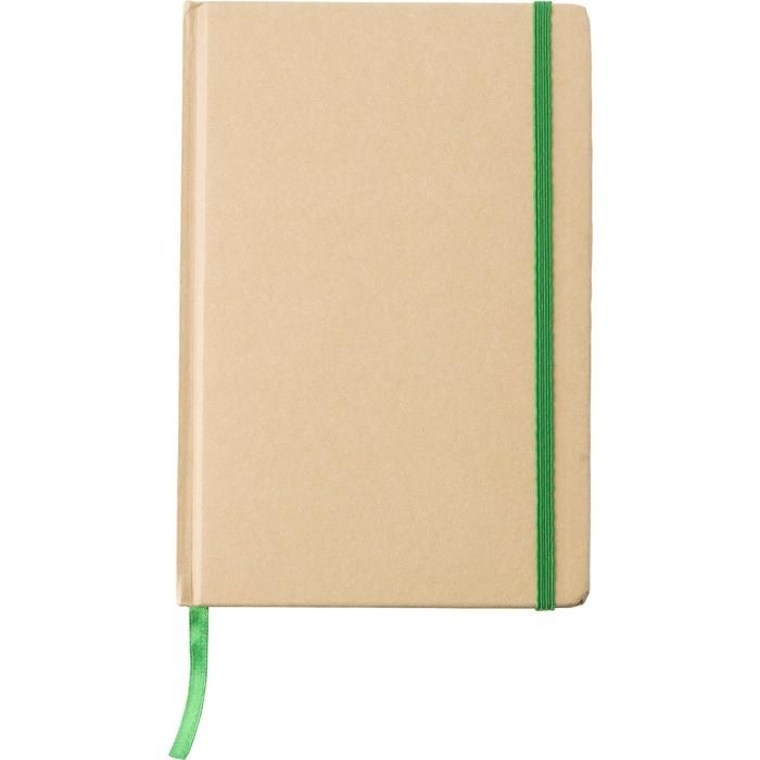 GI818553-13Notizbuch aus recyceltem Papier _A5_ Gianni_ khaki