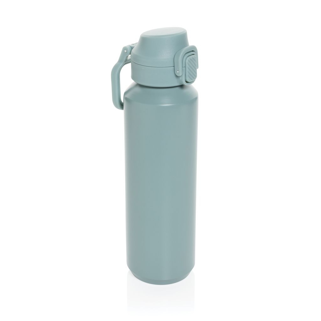 XDP437.50-07Via RCS Re-Steel Sportflasche mit Verschluss_ 600ml_ gruen