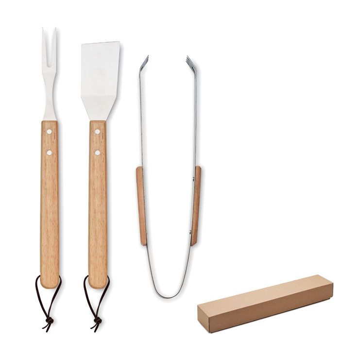 MO2546Smokey BBQ-Set Eiche