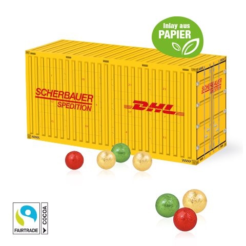 CD554263D Adventskalender _Container_ mit Fairtrade® Schokolade mit Papier-Inlay