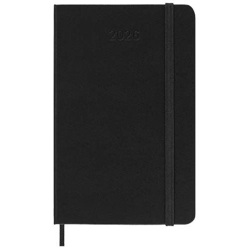 PF107946-1Moleskine Hardcover 12 Monate Tageskalender _ Pocket-Format_ schwarz