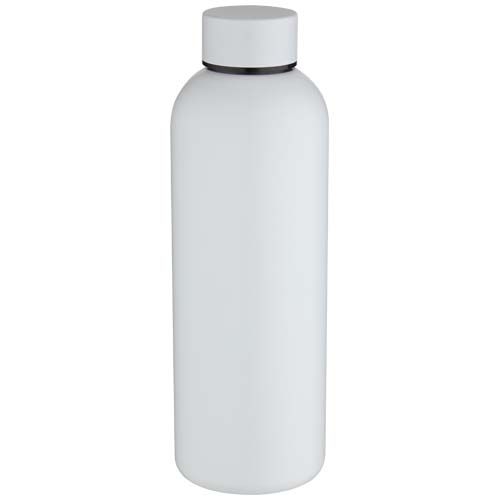 PF100920-1Spring 750 ml RCS-zertifizierte einwandige Trinkflasche aus recyceltem Edelstahl_ weiss