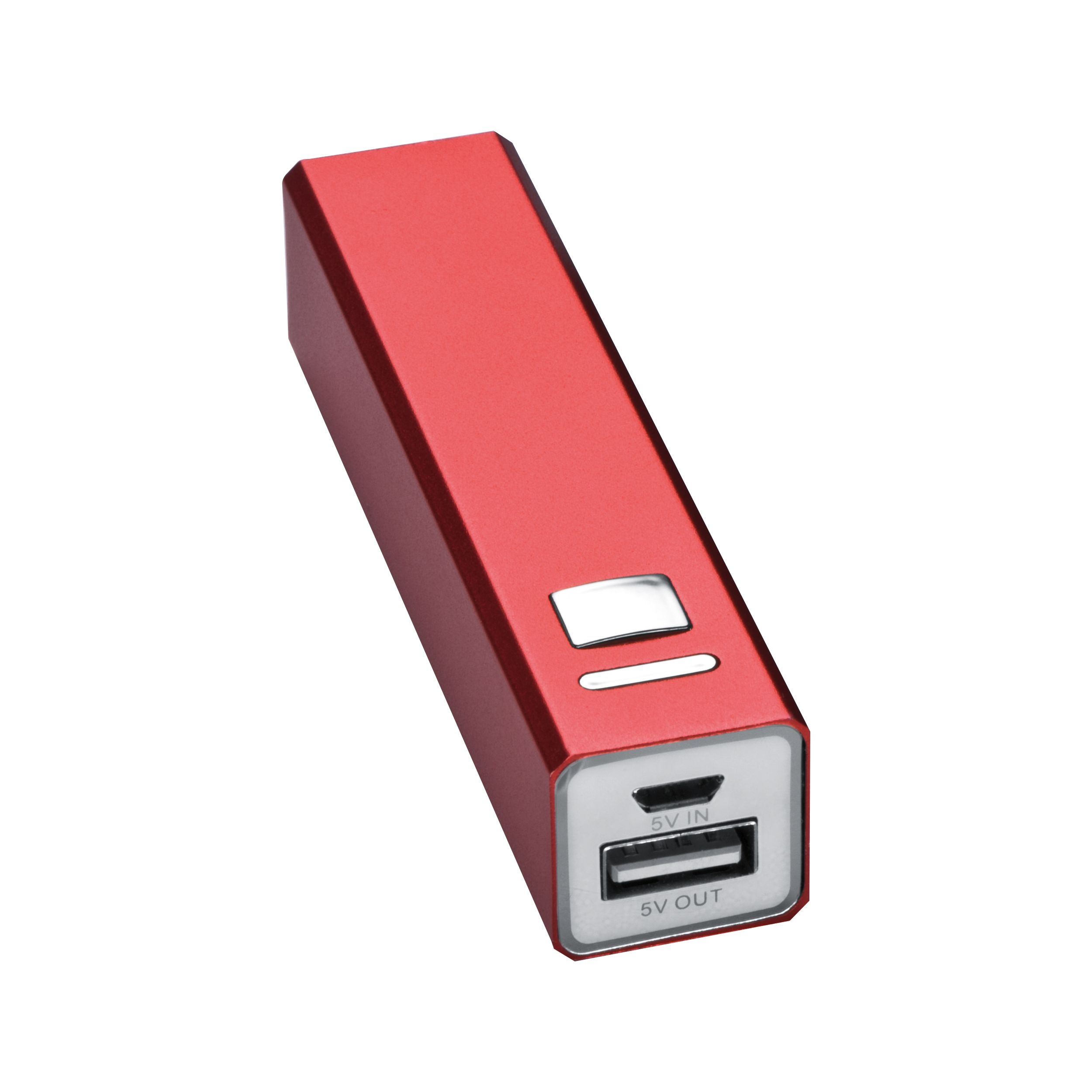 MA43029-05Powerbank 2_200 mAh aus Metall_ inkl. Ladekabel OLEG_ rot