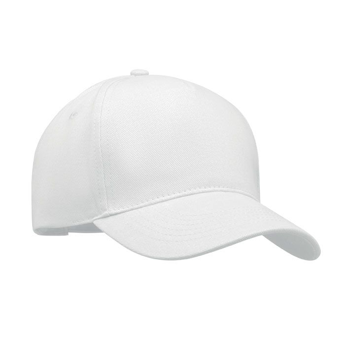 MO6875-06Long Beach Singa Baseball cap 5 panels 260g_m²_ weiss