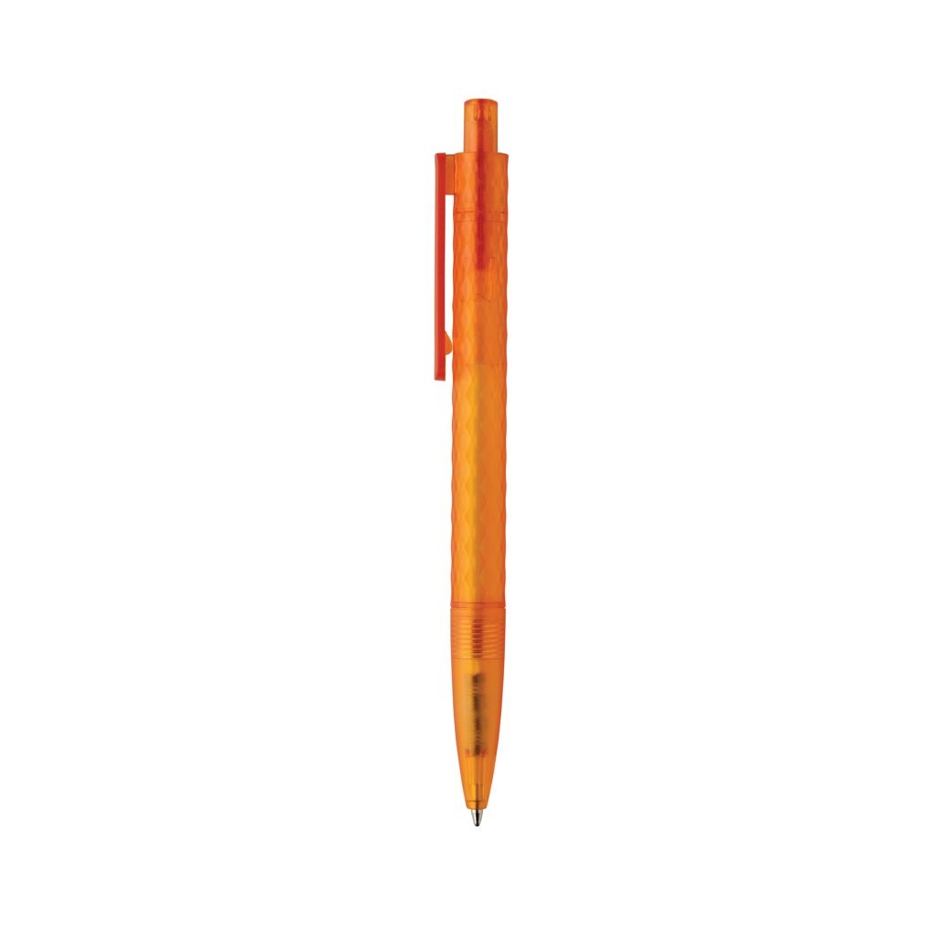 XDP611.33-08X3 Frosted-Pen aus GRS recyceltem PC_ orange