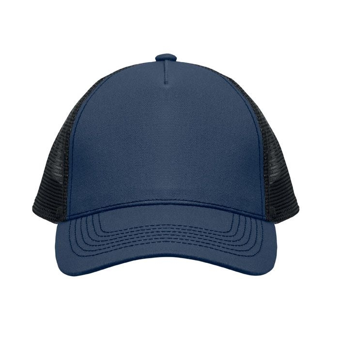 MO2986-85Blist Trucker Kappe 5 Panels_ marineblau