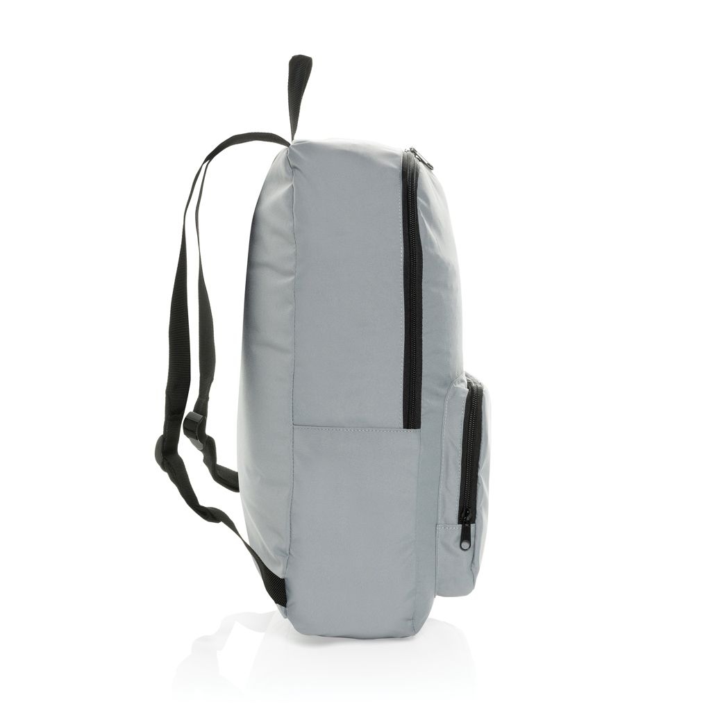 XDP763.19-02Dillon AWARE™ RPET faltbarer klassischer Rucksack_ grau