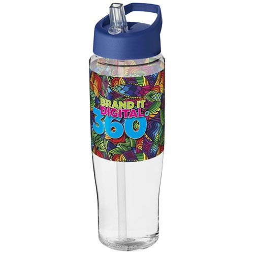 PF210044-18H2O Active® Tempo 700 ml Sportflasche mit Ausgussdeckel_ transparent_blau