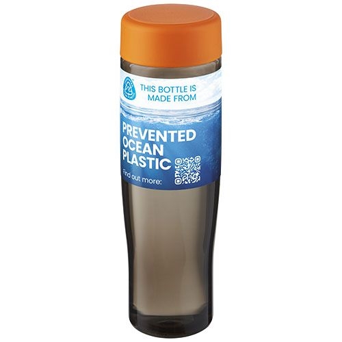 PF210450-4H2O Active® Eco Tempo 700 ml Wasserflasche mit Drehdeckel_ orange_kohle