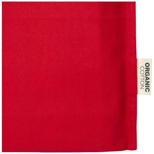 PF120783-3Odisha 180 g_m² OCS Bio Tragetasche mit Seitenfalten 14L _ rot