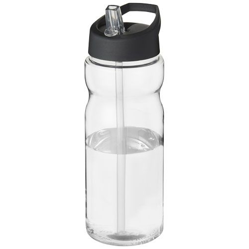 PF210049-1H2O Active® Base 650 ml Sportflasche mit Ausgussdeckel_ transparent_schwarz