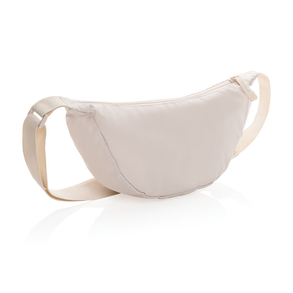 XDP763.20-19Crescent AWARE™ RPET Half-Moon Sling Tasche_ beige