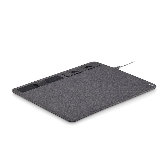 MO6416-15Superpad RPET Mousepad 15W Ladesgeraet_ steingrau
