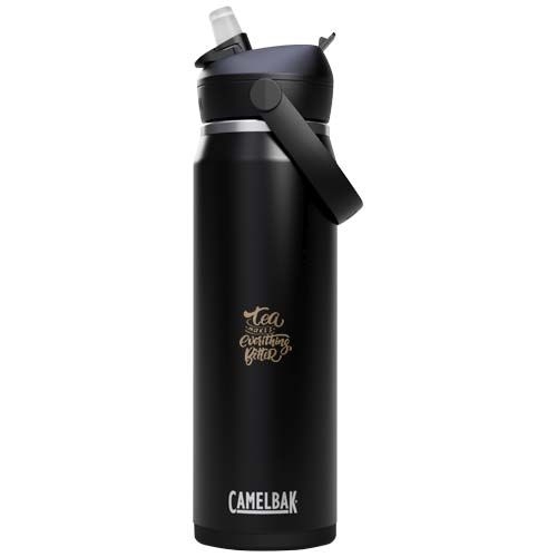 PF100888-3Camelbak® Thrive Flip VSS 740 ml Edelstahl Trinkflasche mit Flip Strohhalm_ schwarz