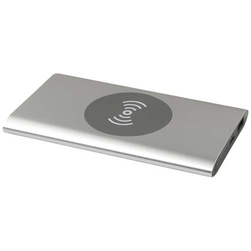 PF124384-3Juice 4000 mAh Typ-C kabellose Powerbank aus recyceltem Aluminium _ silber