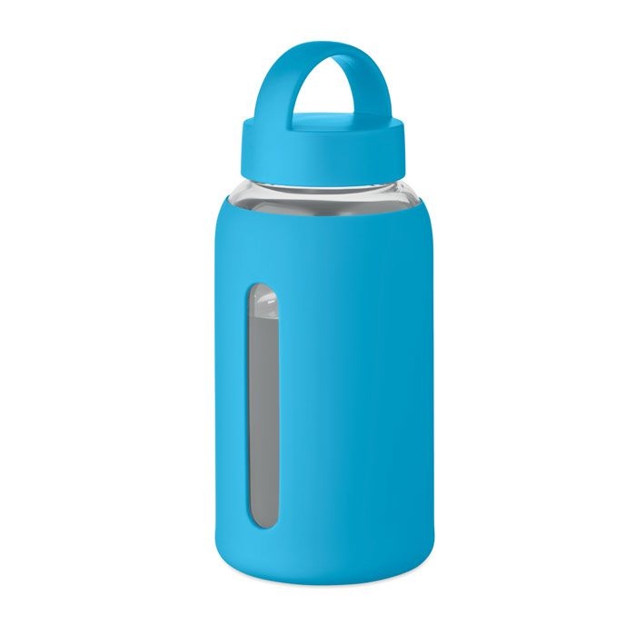 MO2912-12Boris Flasche Borosilikatglas 600ml_ tuerkis