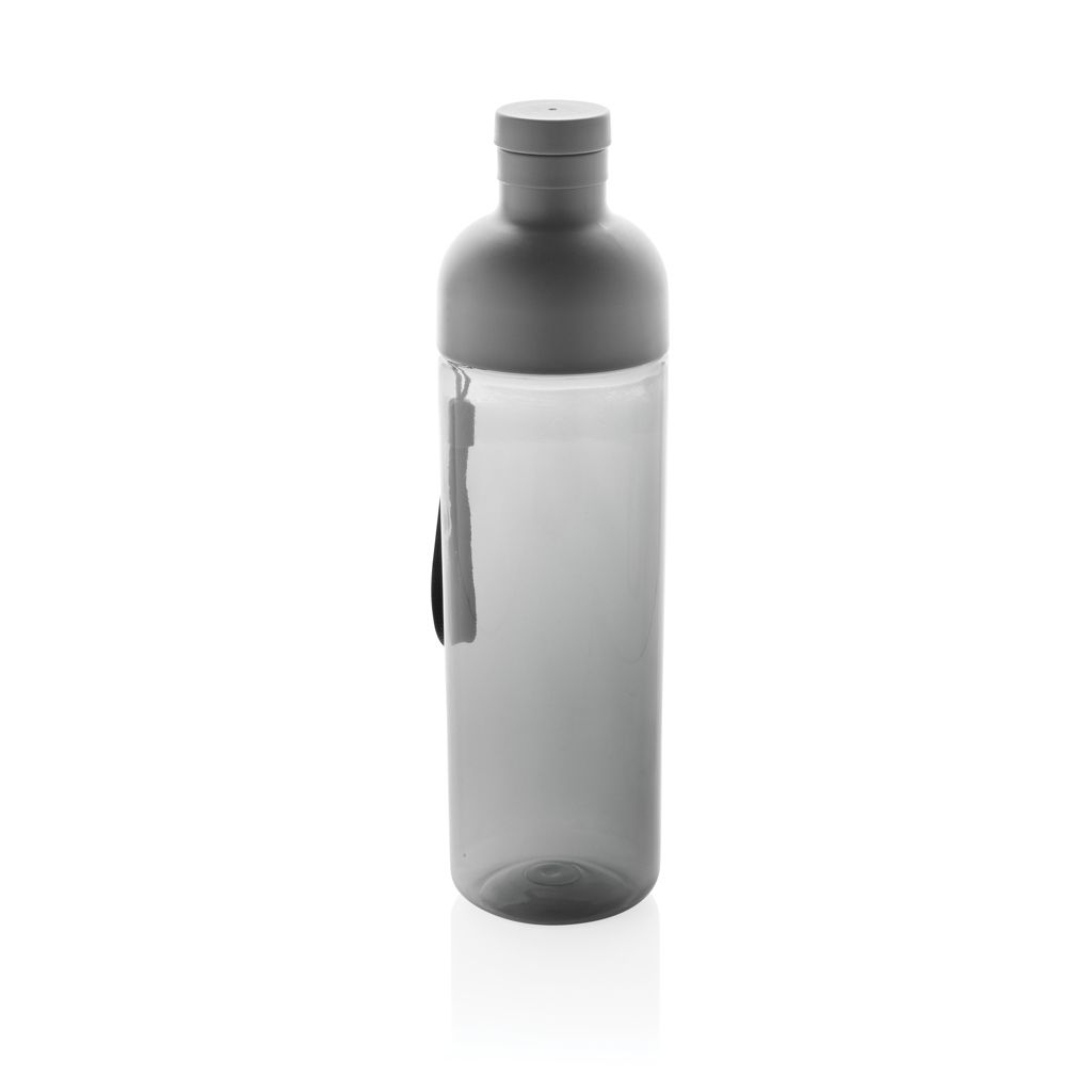 XDP437_01-1Impact auslaufsichere Wasserflasche aus RCS recyc. PET 600ml_ schwarz