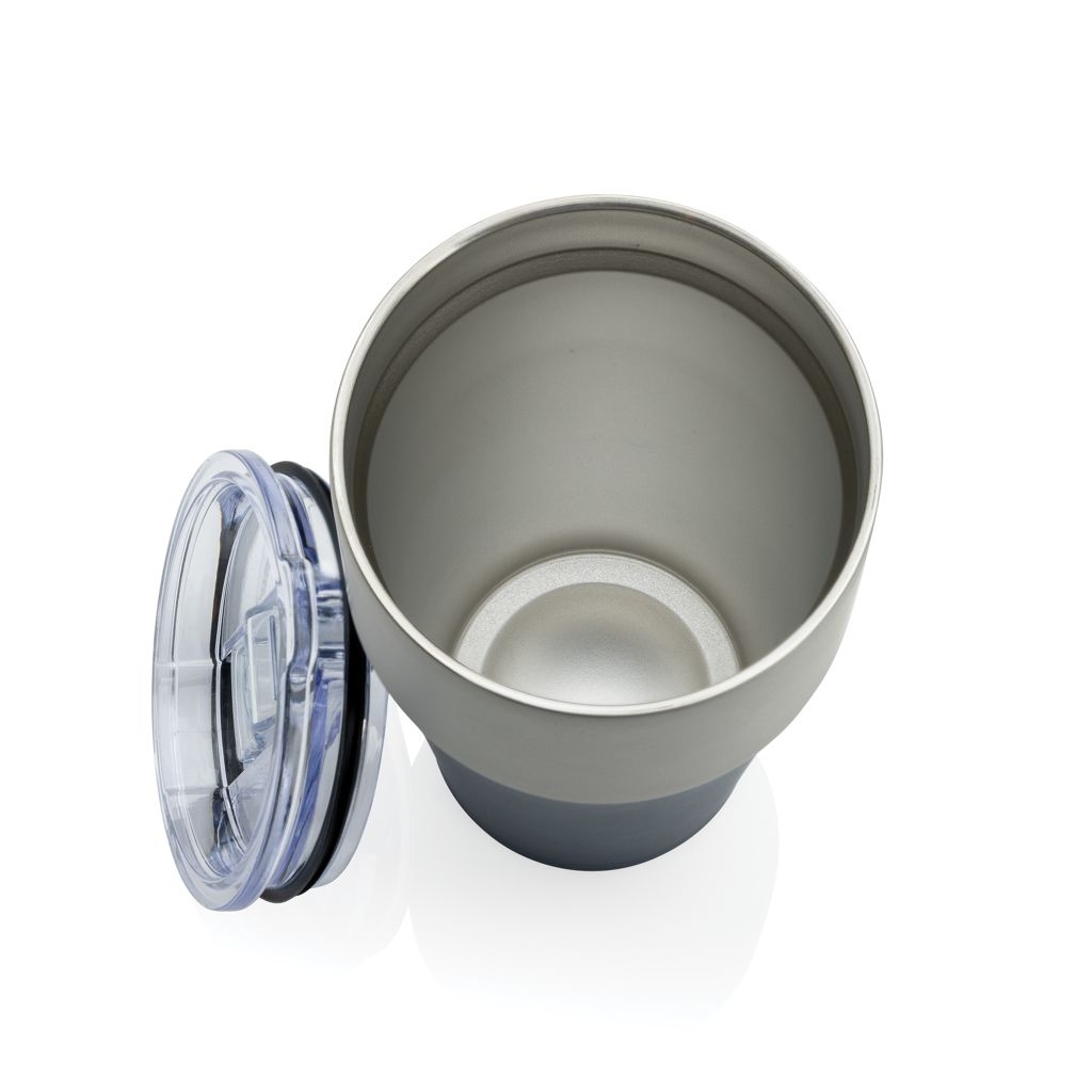 XDP437.13-25Fluid Becher aus RCS-zertifiziert recyceltem Stahl_ 500ml_ navy blau