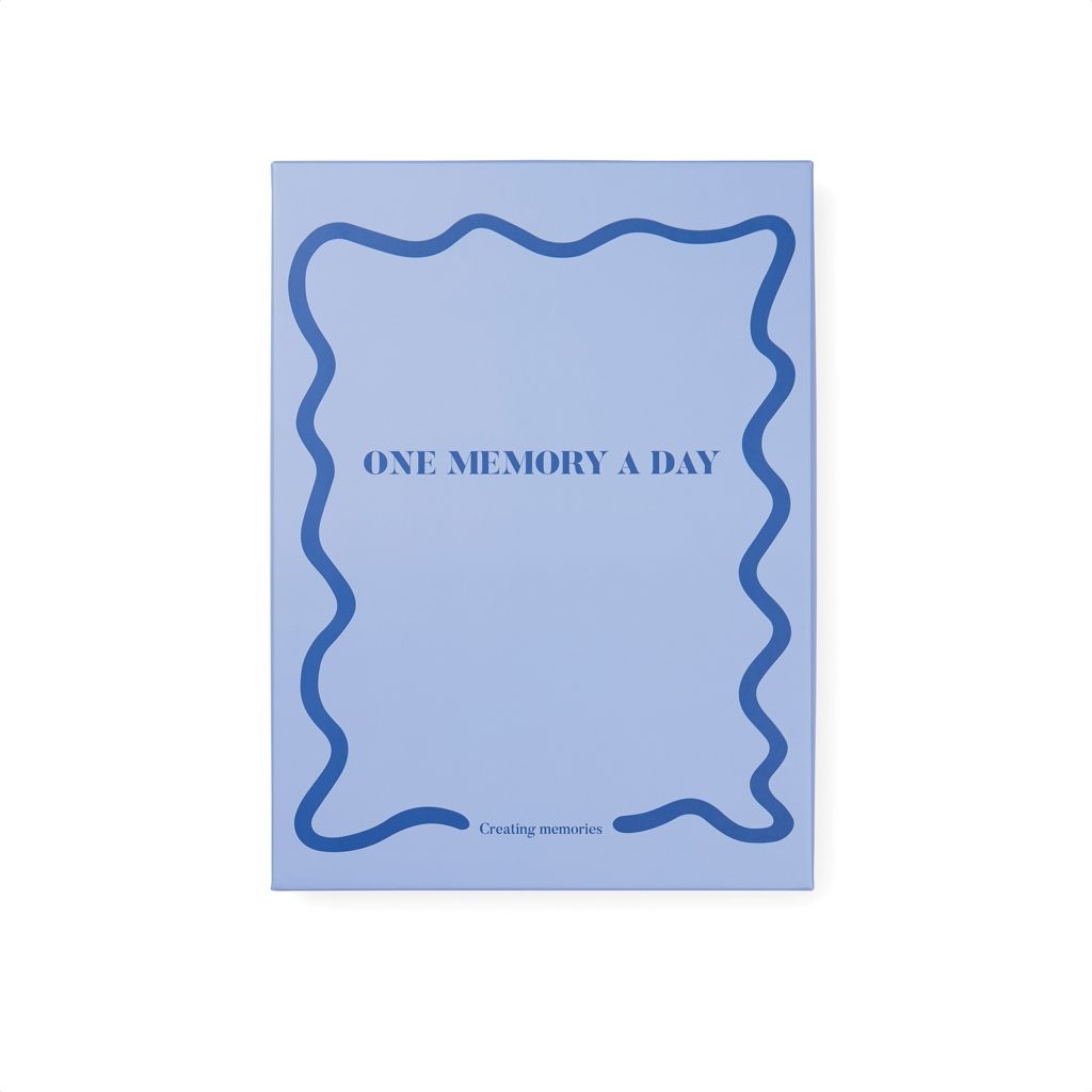 XDV77302-05VINGA _One memory a day_ GRS-recyceltes Papierjournal_ blau