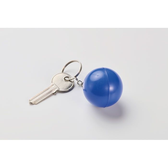 MO2454-04Cirkely Schluesselring Kugelform PU_ blau