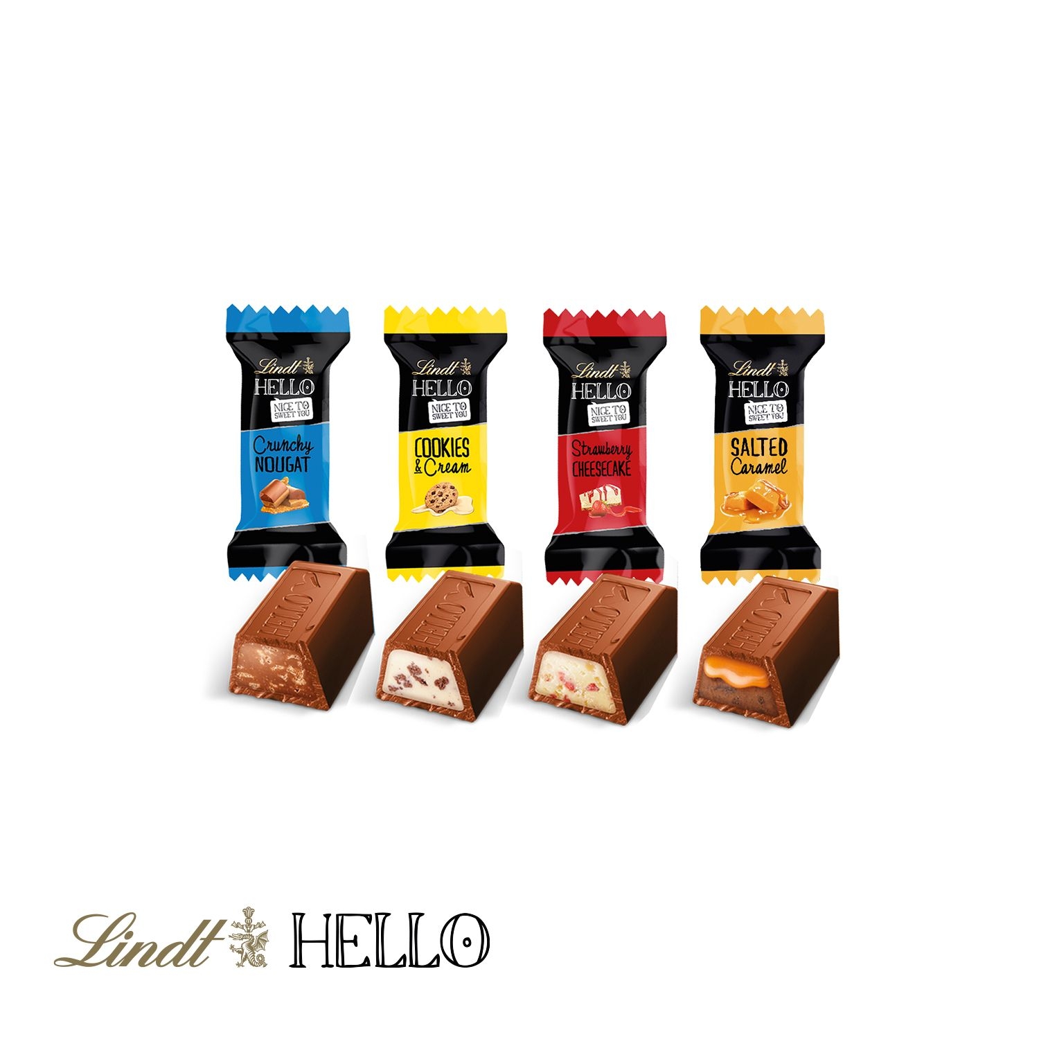 CD95585-013D Praesent _LKW_ mit Lindt HELLO_ Lindt Hello Mini Stick
