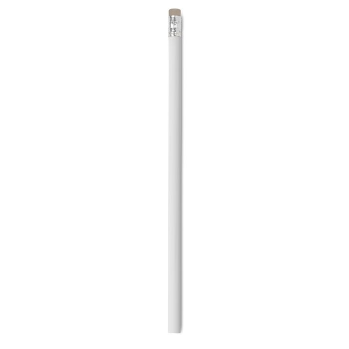 KC2494-06Stomp Bleistift mit Radiergummi_ weiss