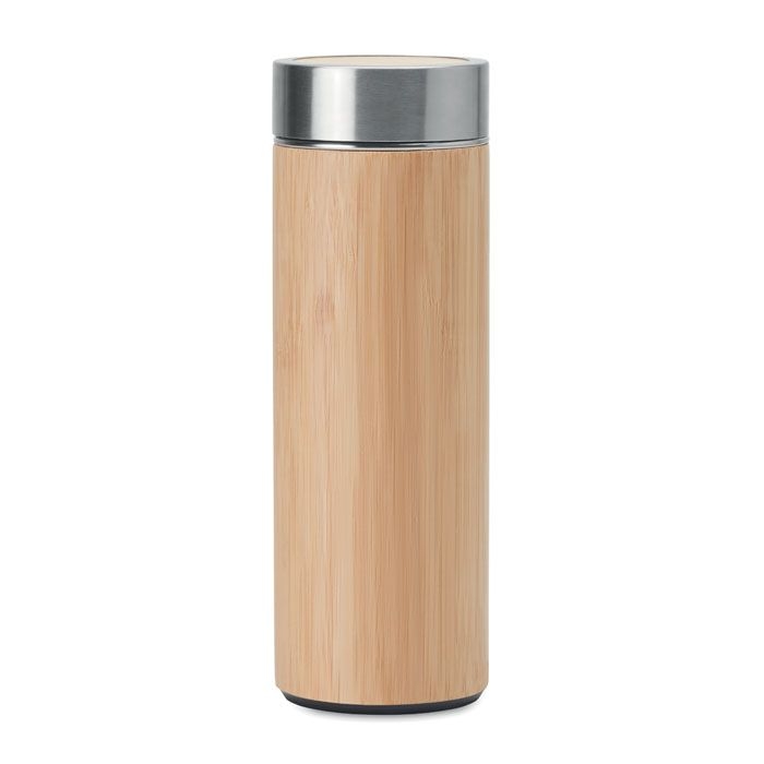 MO9421-40Batumi Doppelwandige Trinkflasche_ holz