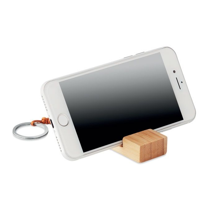 MO9743-40Trineu Schluesselring mit Halter_ holz