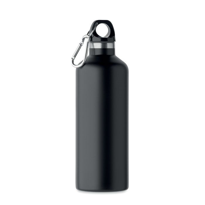 MO2336-03Carabi Doppelwandige Flasche 500 ml_ schwarz