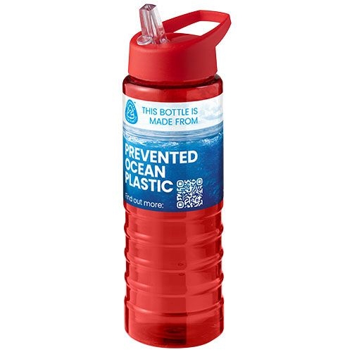 PF210482-9H2O Active® Eco Treble 750 ml Sportflasche mit Stuelpdeckel _ rot_rot