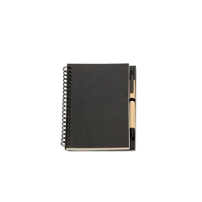 KC7012-03Bloquero B6 Recyceltes Notizbuch 70 Seiten_ schwarz