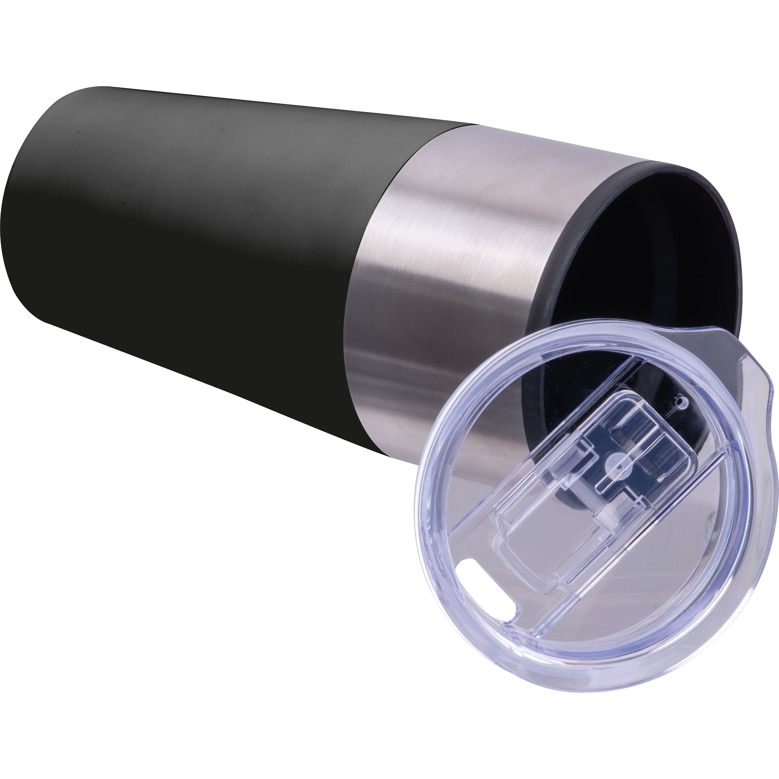 MA85369-03Doppelwandiger Trinkecher_ 600ml JORDAN_ schwarz