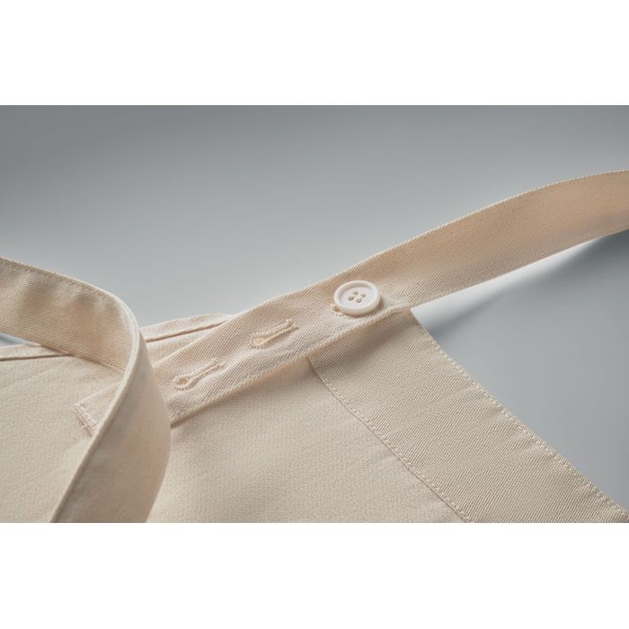 MO2649-13Gamma Kuechenschuerze Organic Cotton_ beige