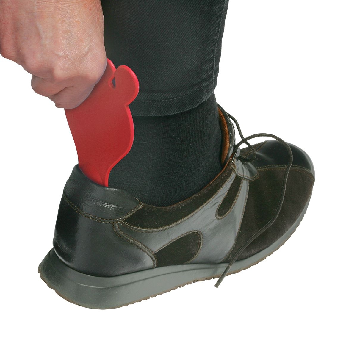 HE8629-1Schuhloeffel _Fuss_ rot