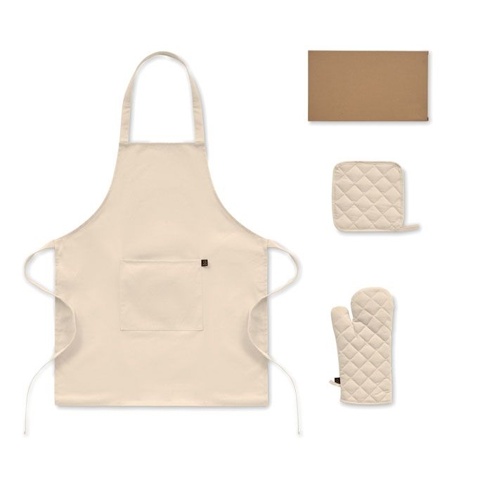 MO3171-13Gala Set Kuechen-Set recy. Baumwolle_ beige
