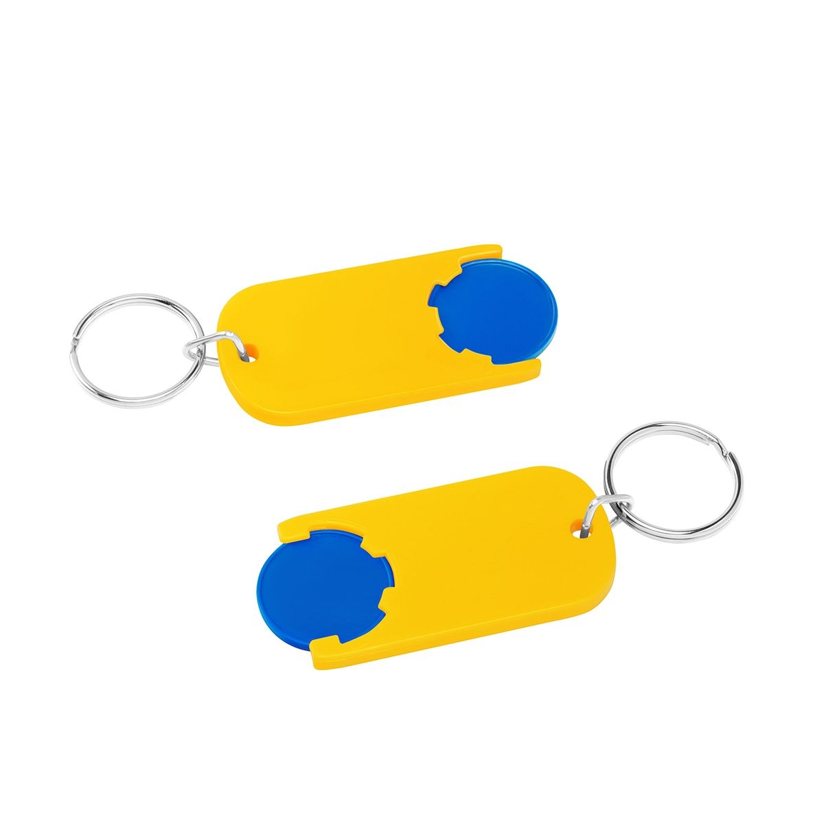 HE7439R-3-4Chiphalter mit 1€-Chip _Alpha_ blau_ gelb