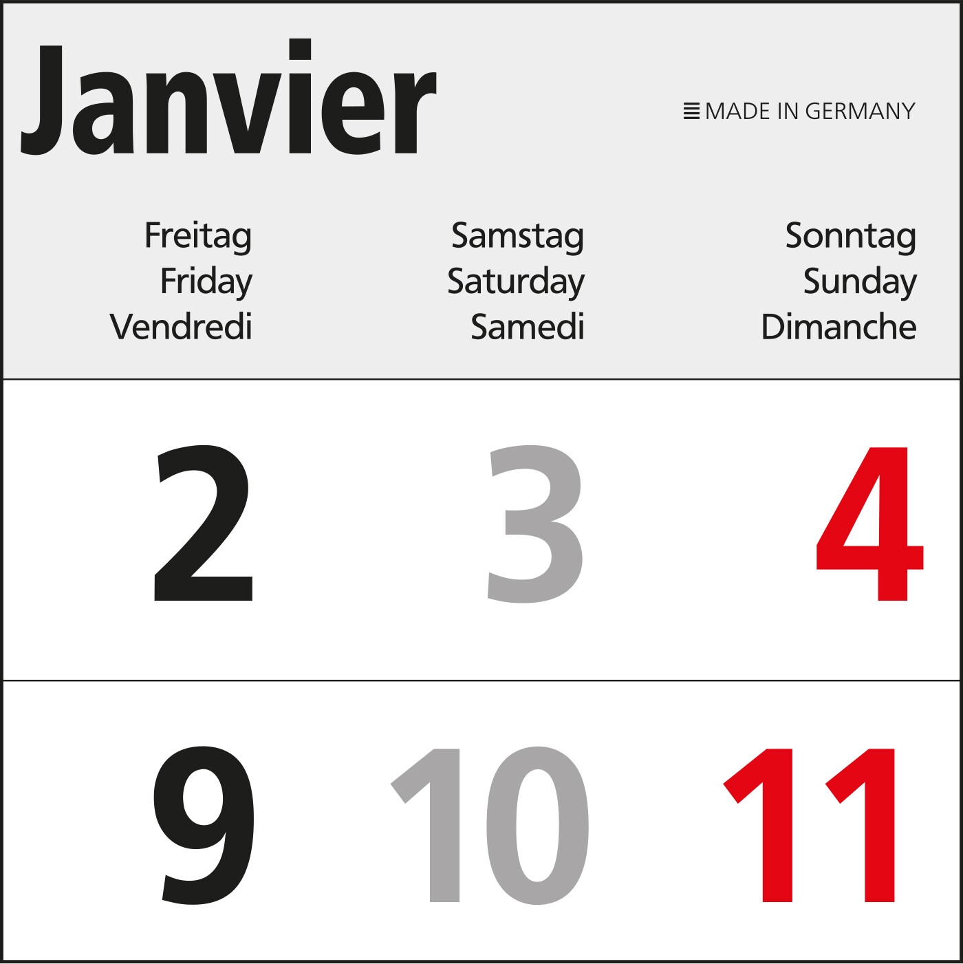 GE0007-HE5-Monatskalender Commerce 5 Post