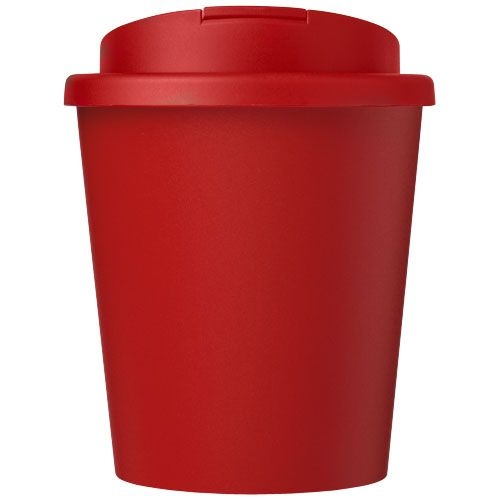 PF210455-19Americano® Espresso Eco 250 ml recycelter Isolierbecher mit auslaufsicherem Deckel _ rot