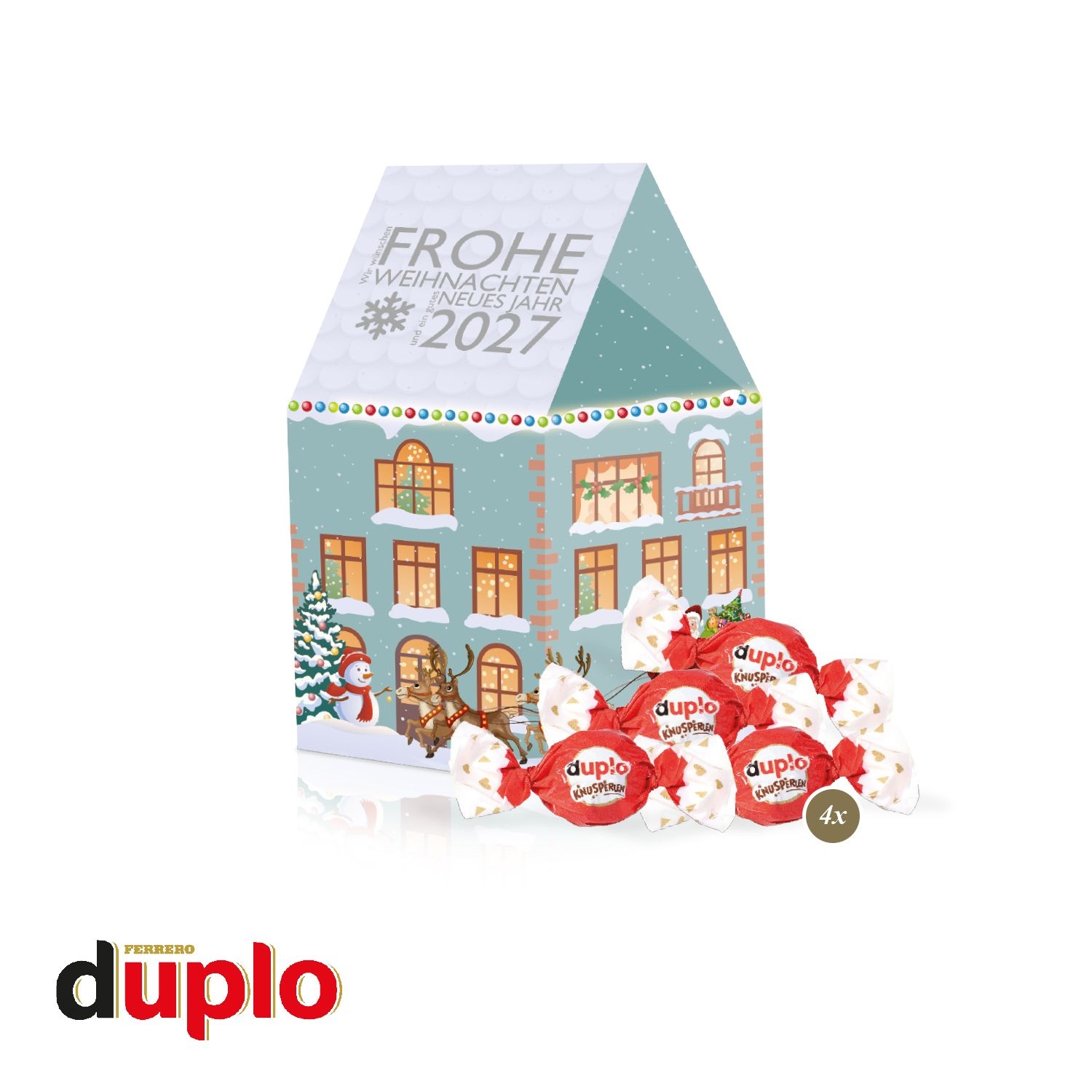 CD95552-013D Praesent _Haus_ mit duplo Knusperlen_ Duplo Knusperlen