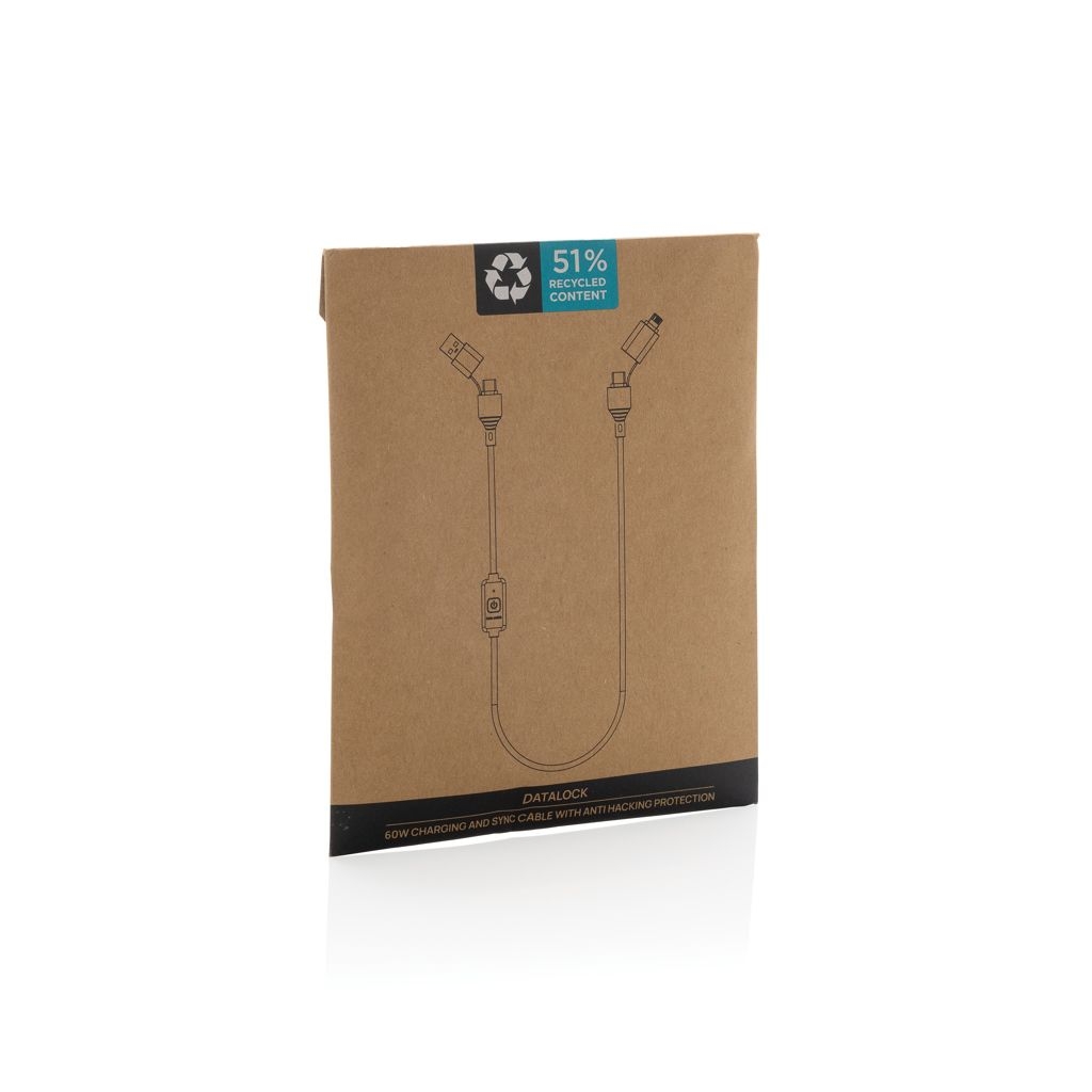 XDP302.49-01Datalock RCS recyceltes 60W Hacking-Schutzkabel_ schwarz