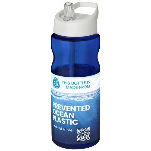 PF210099-4H2O Active® Eco Base 650 ml Sportflasche mit Ausgussdeckel_ blau_weiss